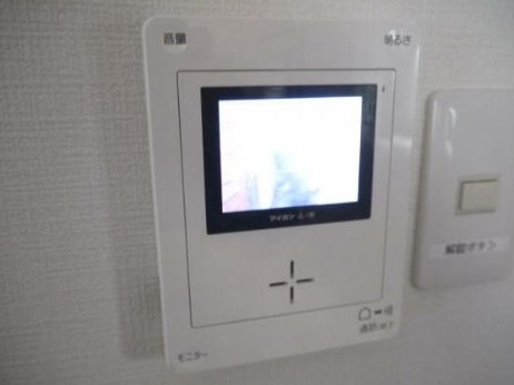 セキュリティ　モニター付き