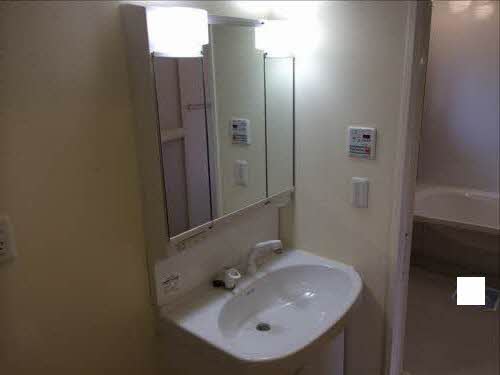 洗面設備　写真は同物件別部屋のものとなります