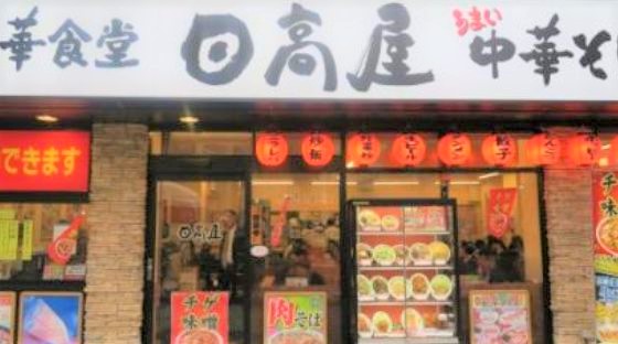 飲食店　中華食堂日高屋神保町店（飲食店）まで287m