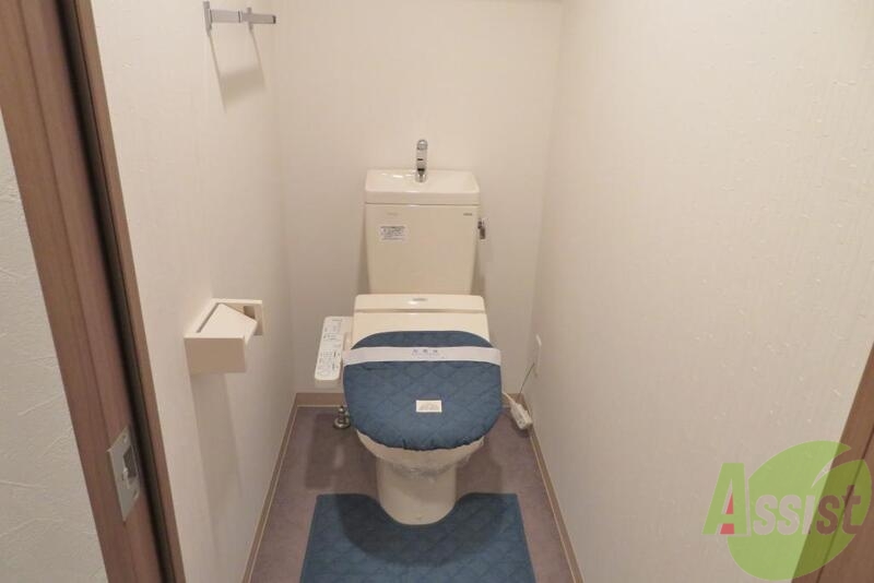 トイレ　トイレにはウォシュレットがちゃんと付いてます