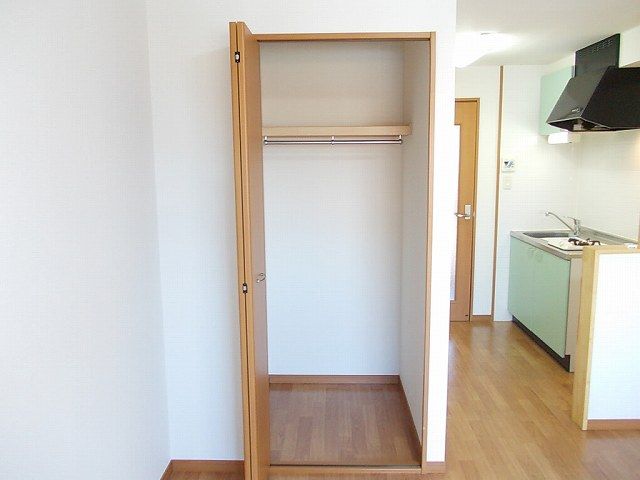 収納　大きなスペースがあり、収納には困りません