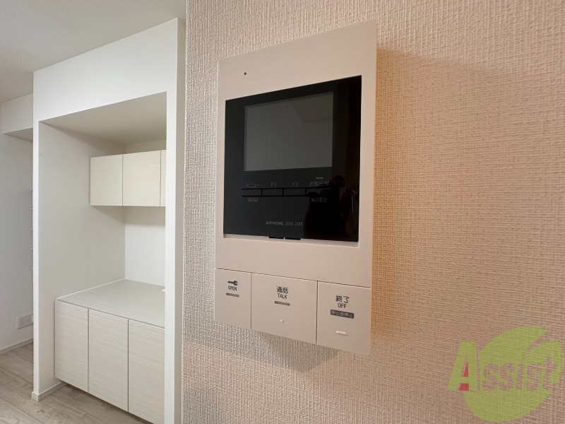 セキュリティ　モニター付きのオートロック物件です