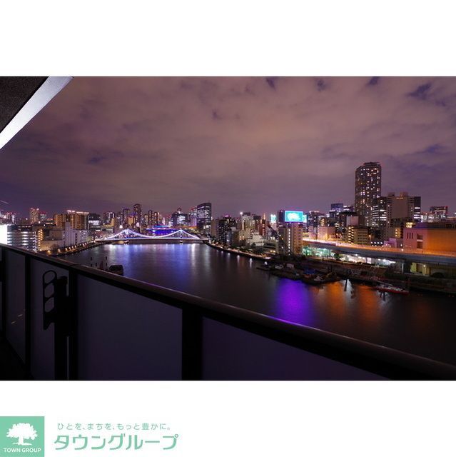 眺望　11階西側のお部屋からみた夜景