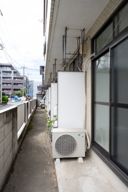 バルコニー　お洗濯にも便利なバルコニー付き
