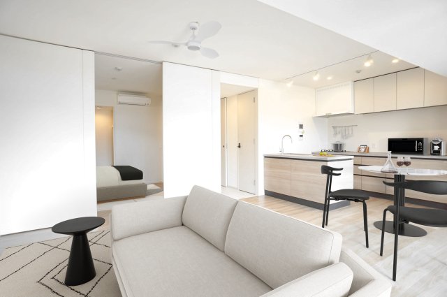 居室・リビング　※家具・備品はCG合成です。部屋に付属していません。