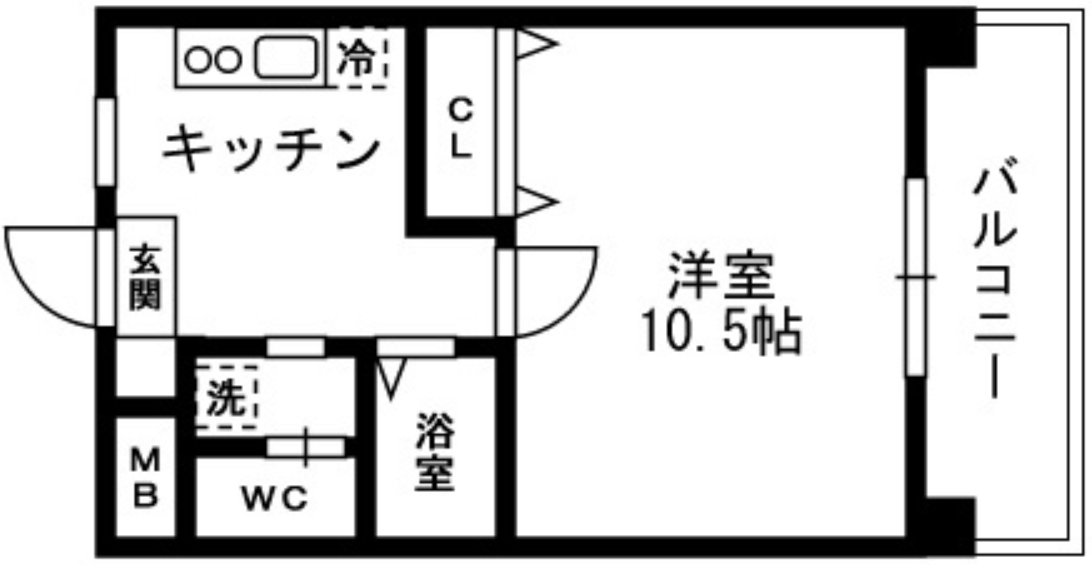 リヴェール清瀬の間取り写真
