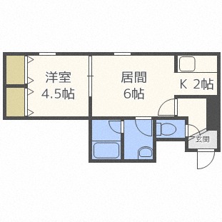 LEE SPACE新道東IIIの間取り写真