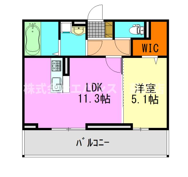 タイムズ・スクエアV Fourの間取り写真