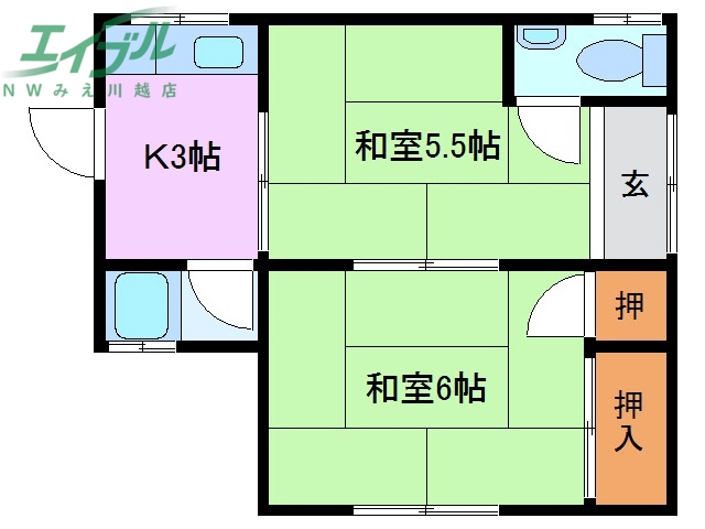 寿荘の間取り写真