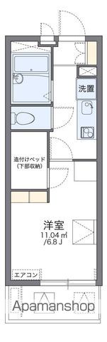 レオパレスハピネスの間取り写真