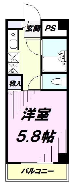 Eighty eightタチカワの間取り写真