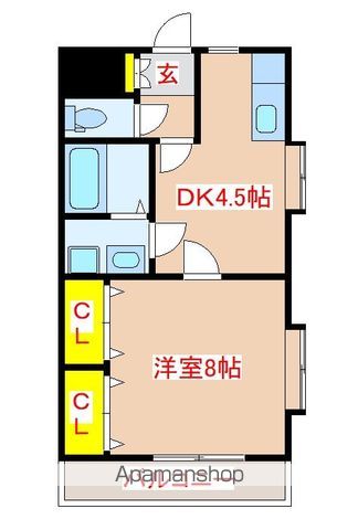 ＪＲ日豊本線 国分駅 徒歩14分 3階建 築24年の間取り写真