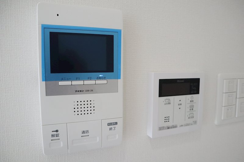 セキュリティ　TVモニター付きインターホンで急な来客も安心