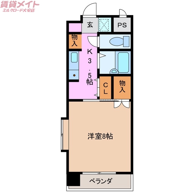 フジテック21 NO.3の間取り写真