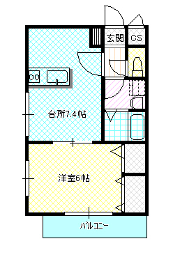 CREA雄徳山の間取り