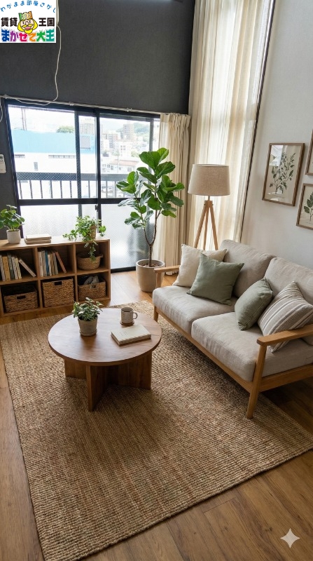 居室・リビング　家具・インテリアはＣＧです