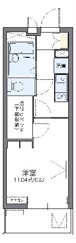 レオパレスグランエスポワールIIの間取り