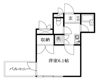 松山市湊町のマンションの間取り