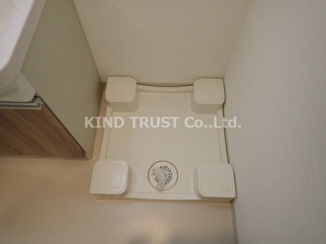 洗面設備　脱衣スペースもあります