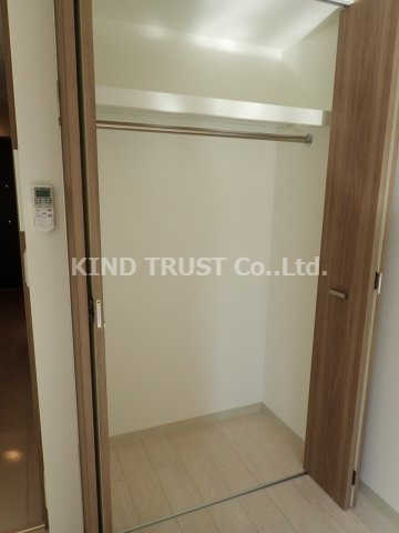 収納　たっぷりとした収納スペースです