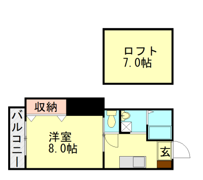 パティオ福工大前の間取り写真