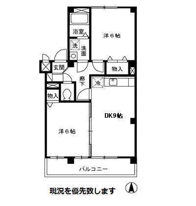 プランドール南の間取り