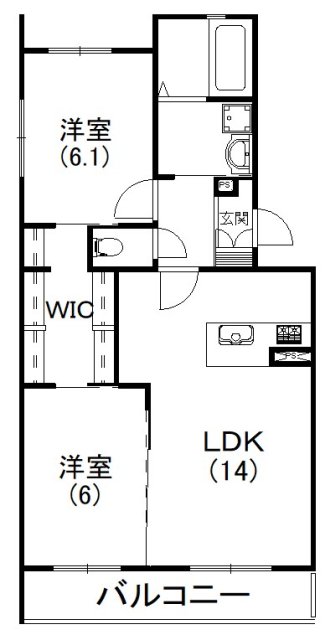 D.P.ガーデンプレイスの間取り