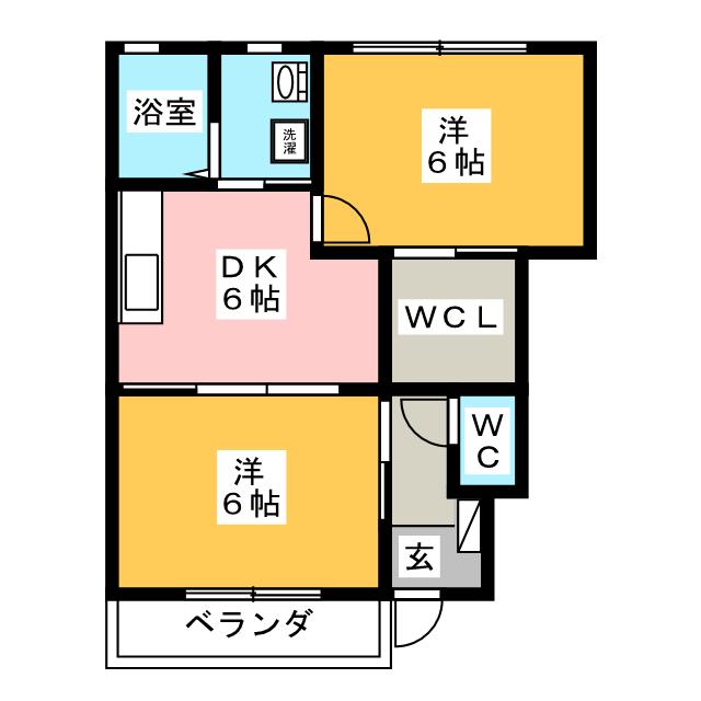 ビレッジ東前の間取り