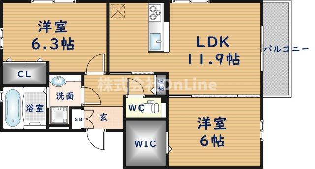 パークサイドIの間取り