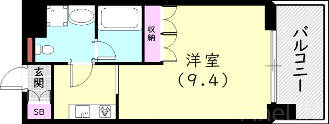 尼崎市潮江のマンションの間取り