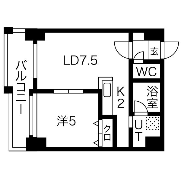 メープル元町の間取り