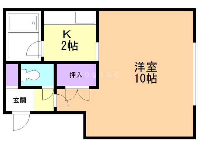 ひまわりコーポの間取り