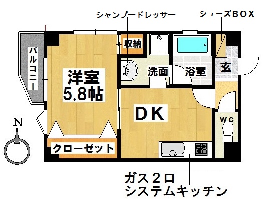 プティトゥの間取り