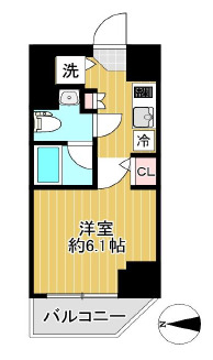 SHOKEN Residence新丸子IIの間取り