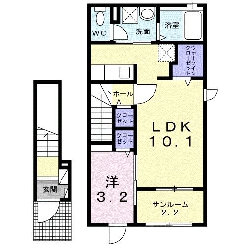 オパール・Iの間取り