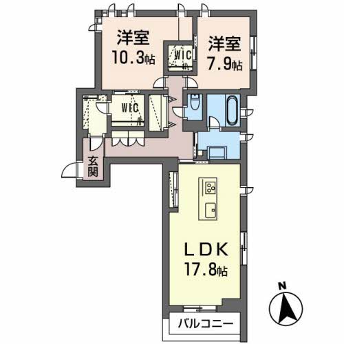 メゾンマスト富沢の間取り