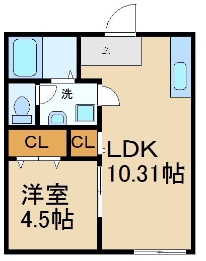 ＭＡＹＵＭＩハイツ枚方５番館の間取り