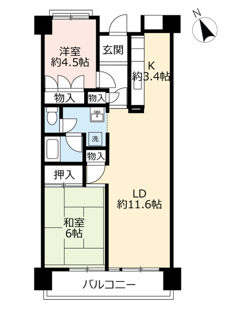 ＵＲポートアイランドの間取り