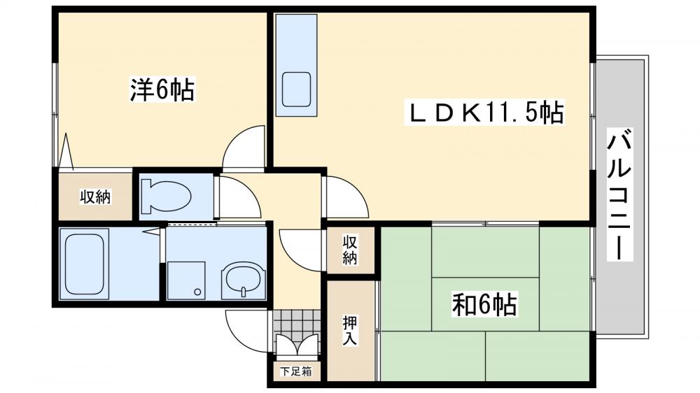 ウィルモア WADAの間取り