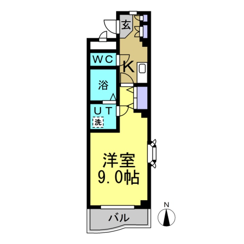 コスモなかねの間取り