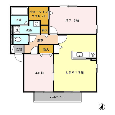 レンガ物語の間取り