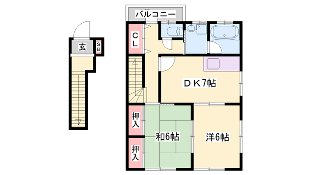 Tハイツの間取り