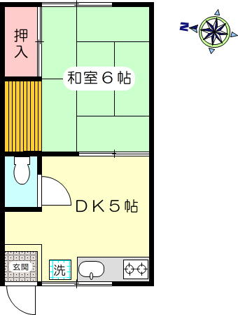 ていむ荘の間取り