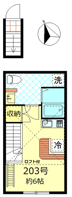 【インベスト自由が丘の間取り】