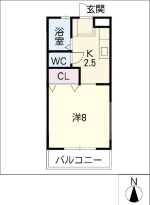 ＡＩコーポの間取り