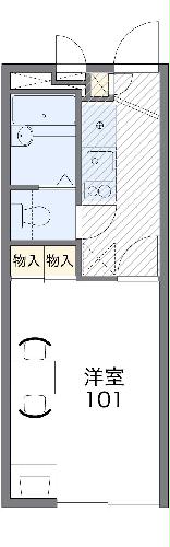 レオパレス雅の間取り