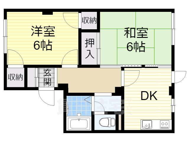 95番館の間取り