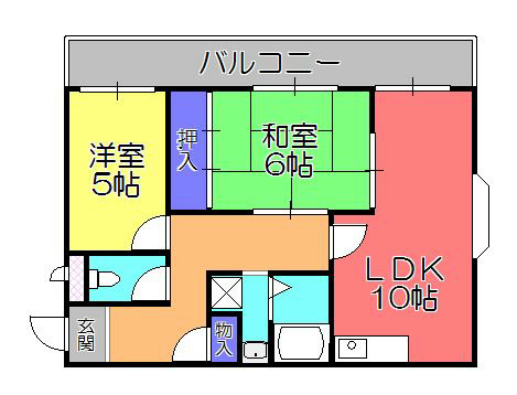 サンリバージュの間取り