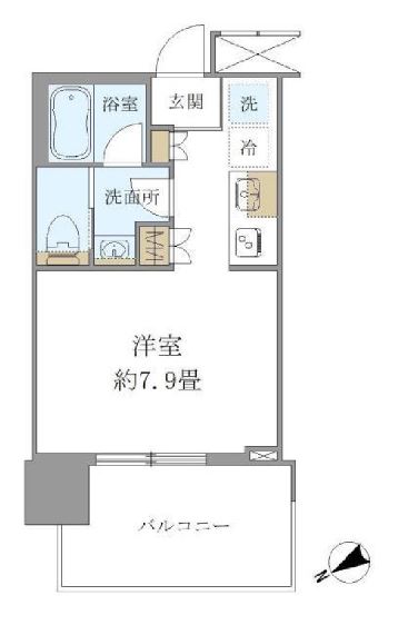 ブリリアタワー浜離宮の間取り