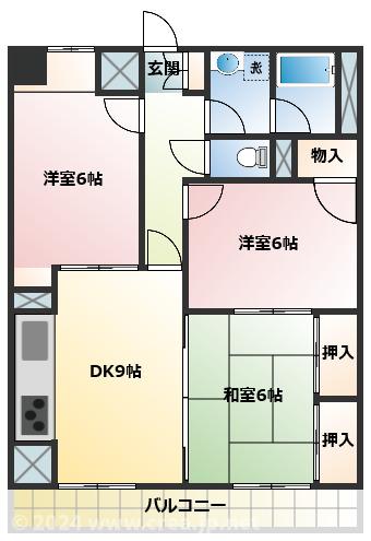 ピジョン田園の間取り